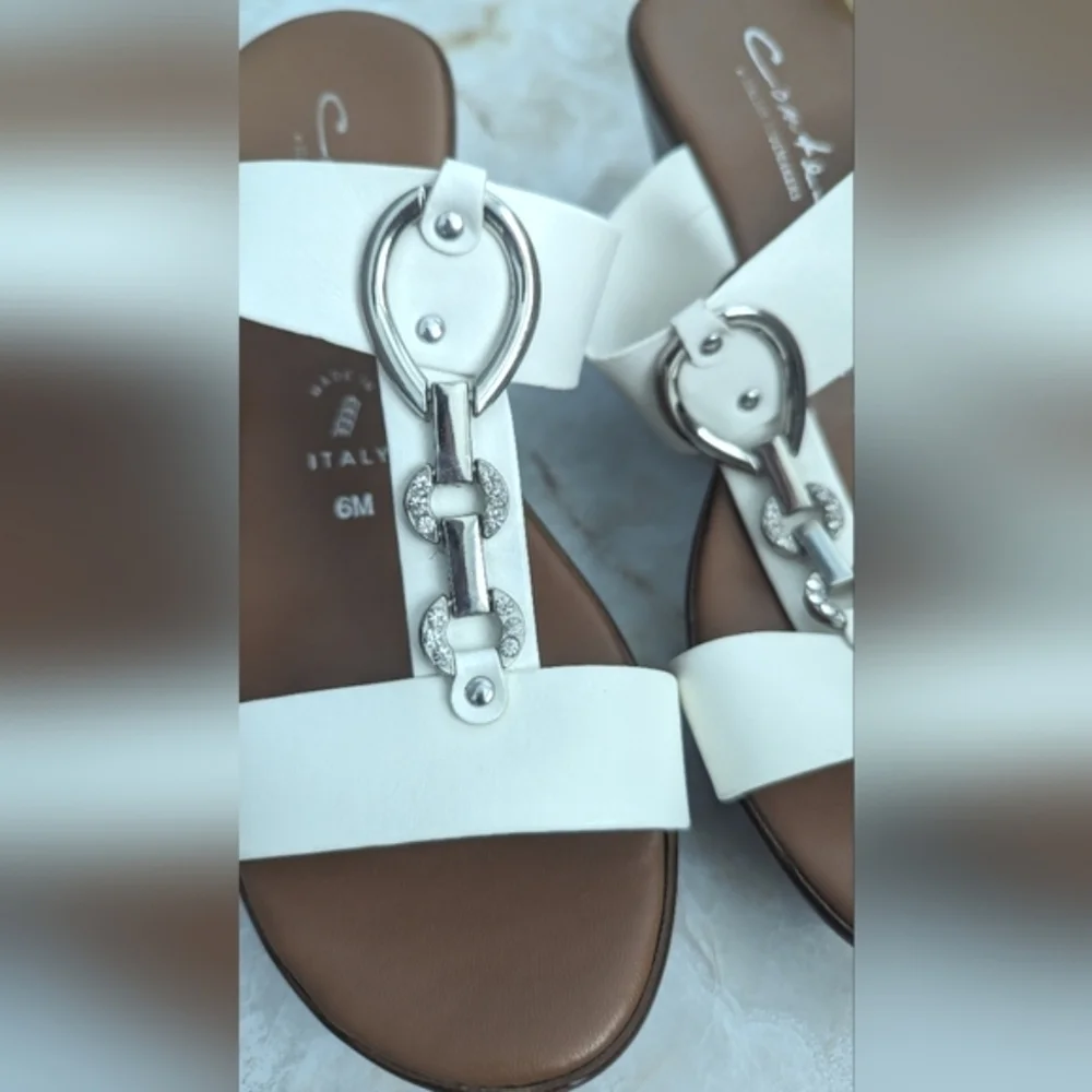 Contessa Wedge Sandals made in Italy Size 6M